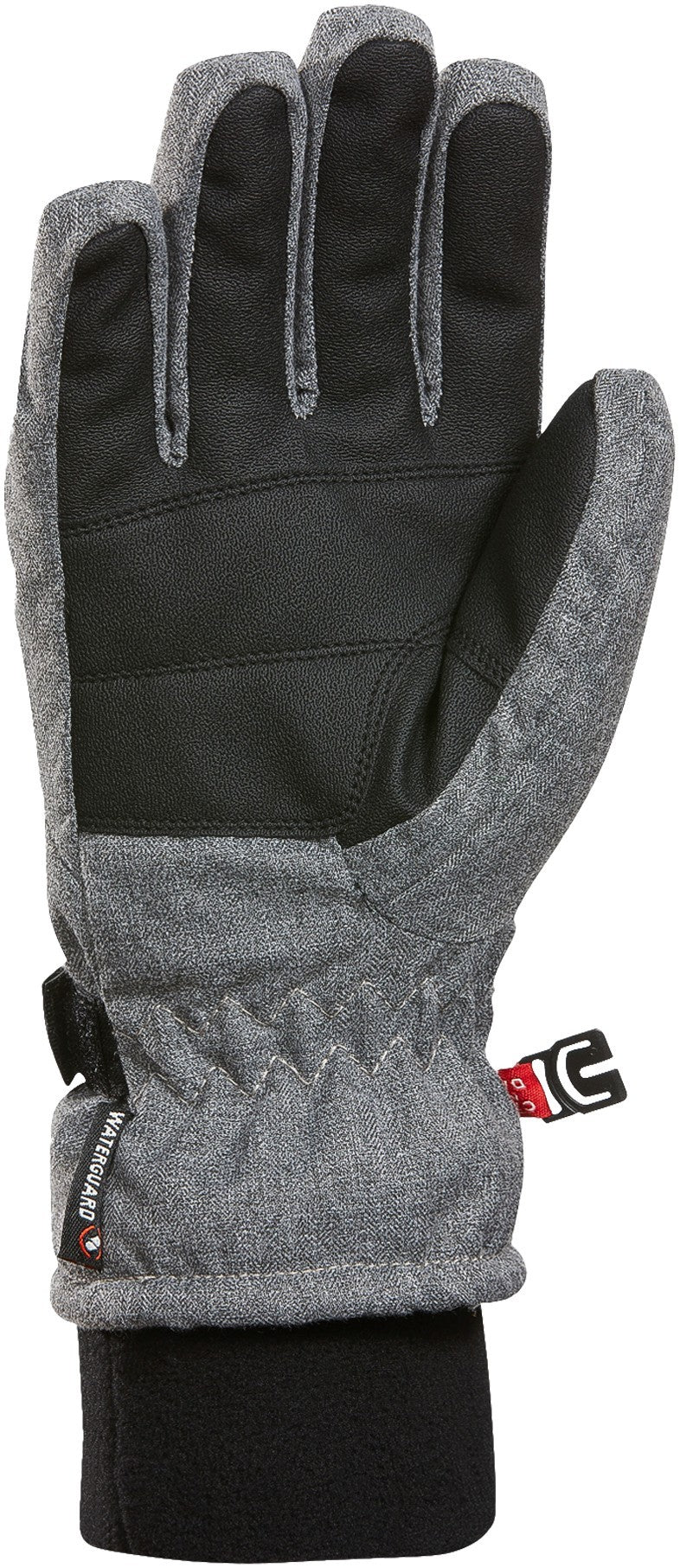 La Montagne Gloves - Womens - grey melange 1