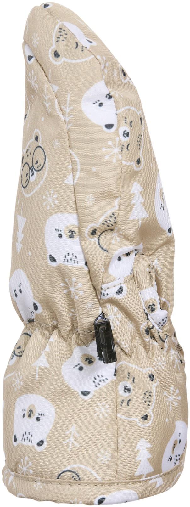 Little Hug Mitts - Infant - tan snuggle bear 1