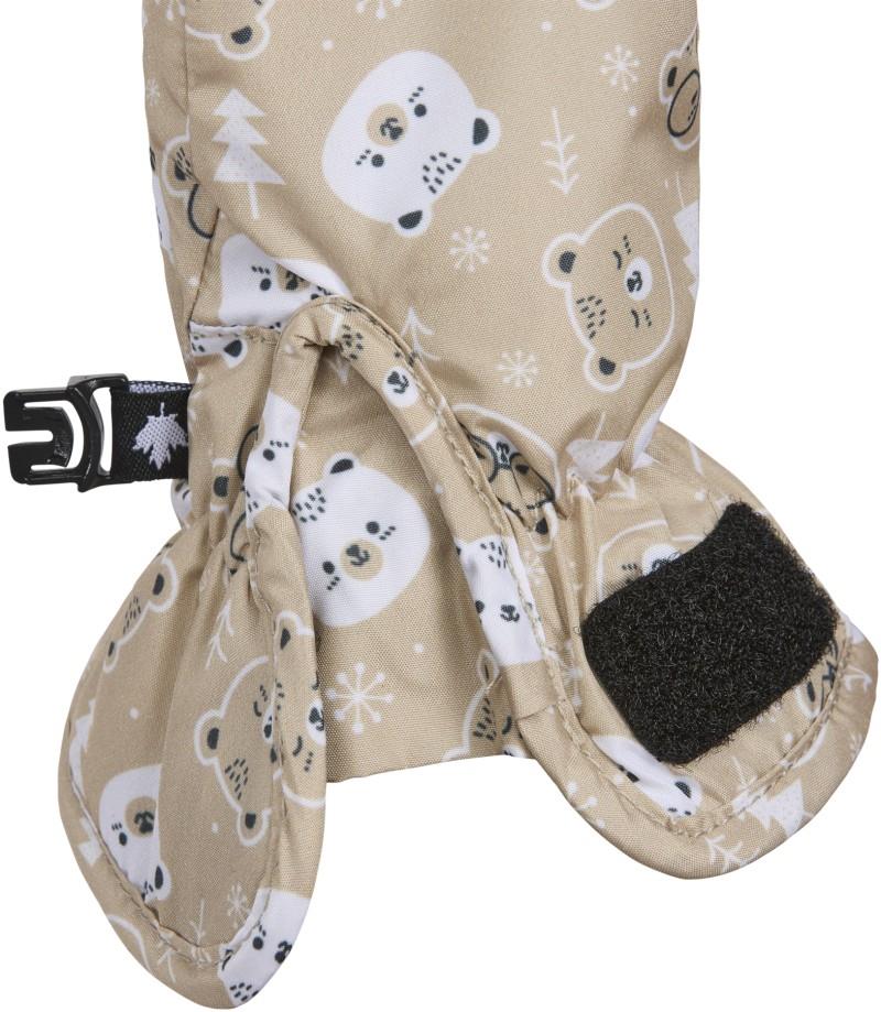 Little Hug Mitts - Infant - tan snuggle bear 1