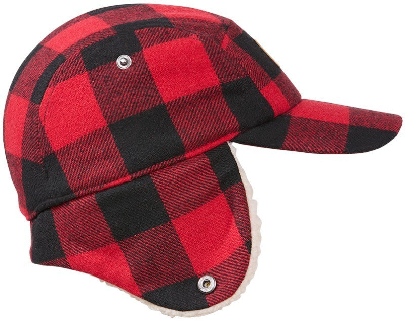 Lodger Hat - red buffalo plaid 1