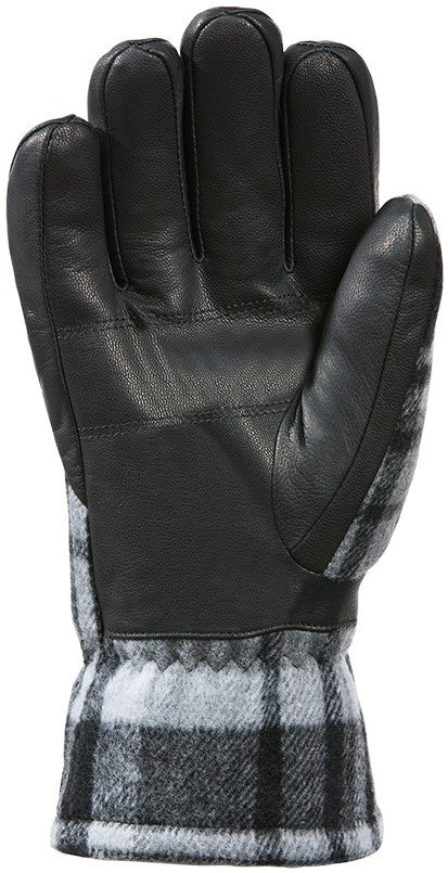 Lumberjack Gloves - Mens - black tartan 1