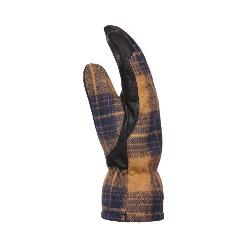 Lumberjack Gloves - Mens - brown tartan 1