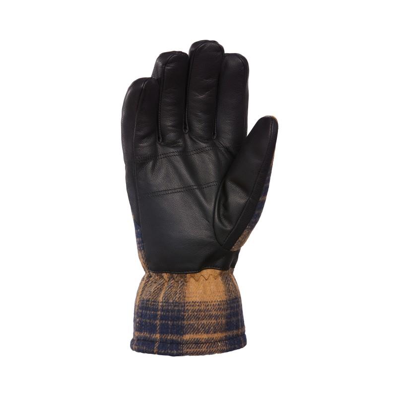 Lumberjack Gloves - Mens - brown tartan 1