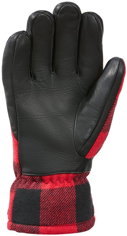 Lumberjack Gloves - Mens - red buffalo plaid 1