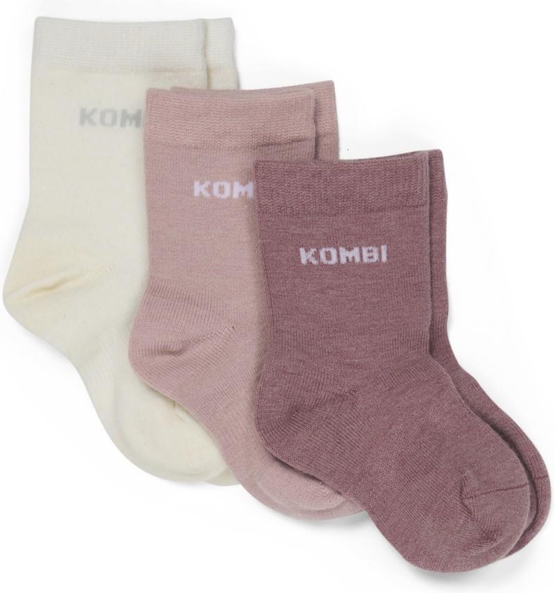 Merino Socks - 3 Pack - Infant - pale mauve 1