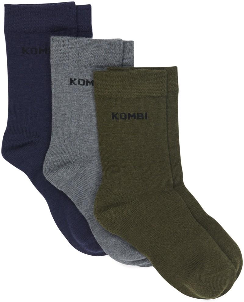 Merino Socks - 3 Pack - Junior - fern 1
