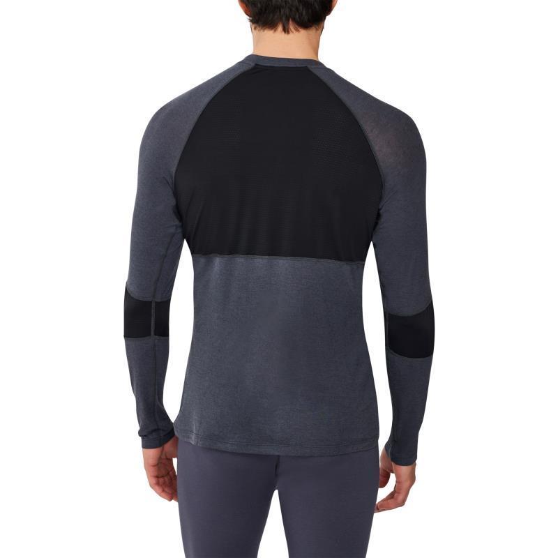 Merinomix Active Crew Top - Mens - asphalt 1