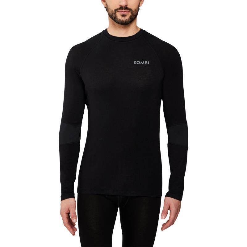 Merinomix Active Crew Top - Mens - black 1