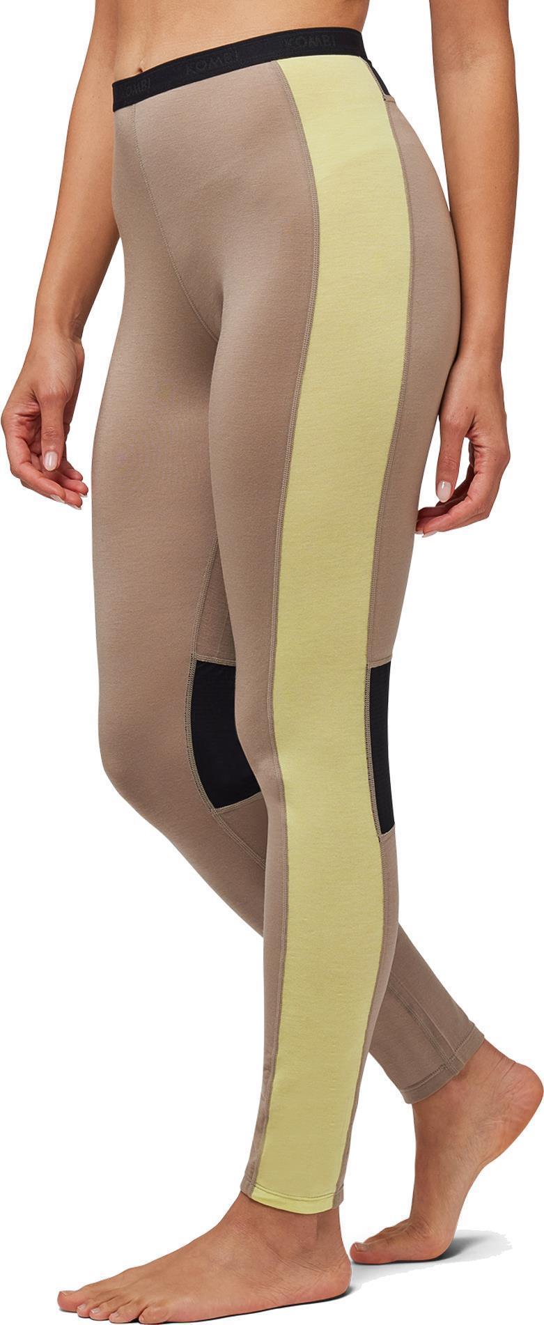 Merinomix Active Long Bottoms - Womens - desert taupe 1