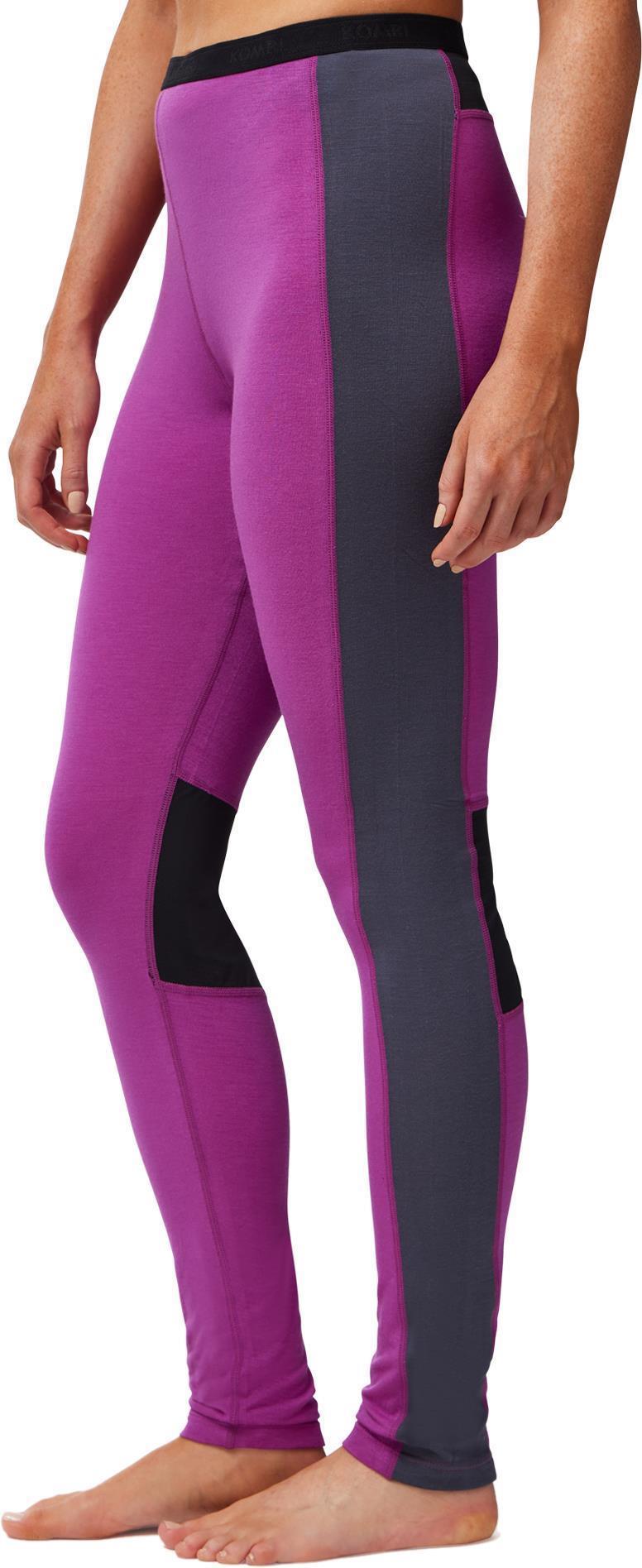 Merinomix Active Long Bottoms - Womens - orchid pop 1