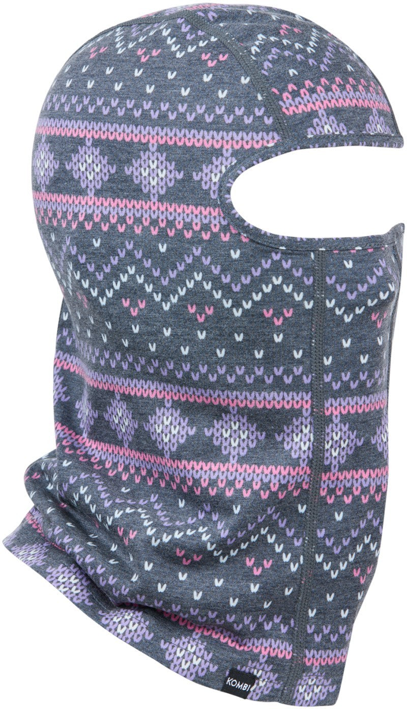 Merinomix Pro Balaclava - Junior - pink snow jacquard 1