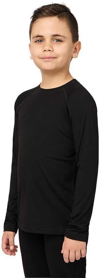 Merinomix Pro Crew Top - Junior - black 1