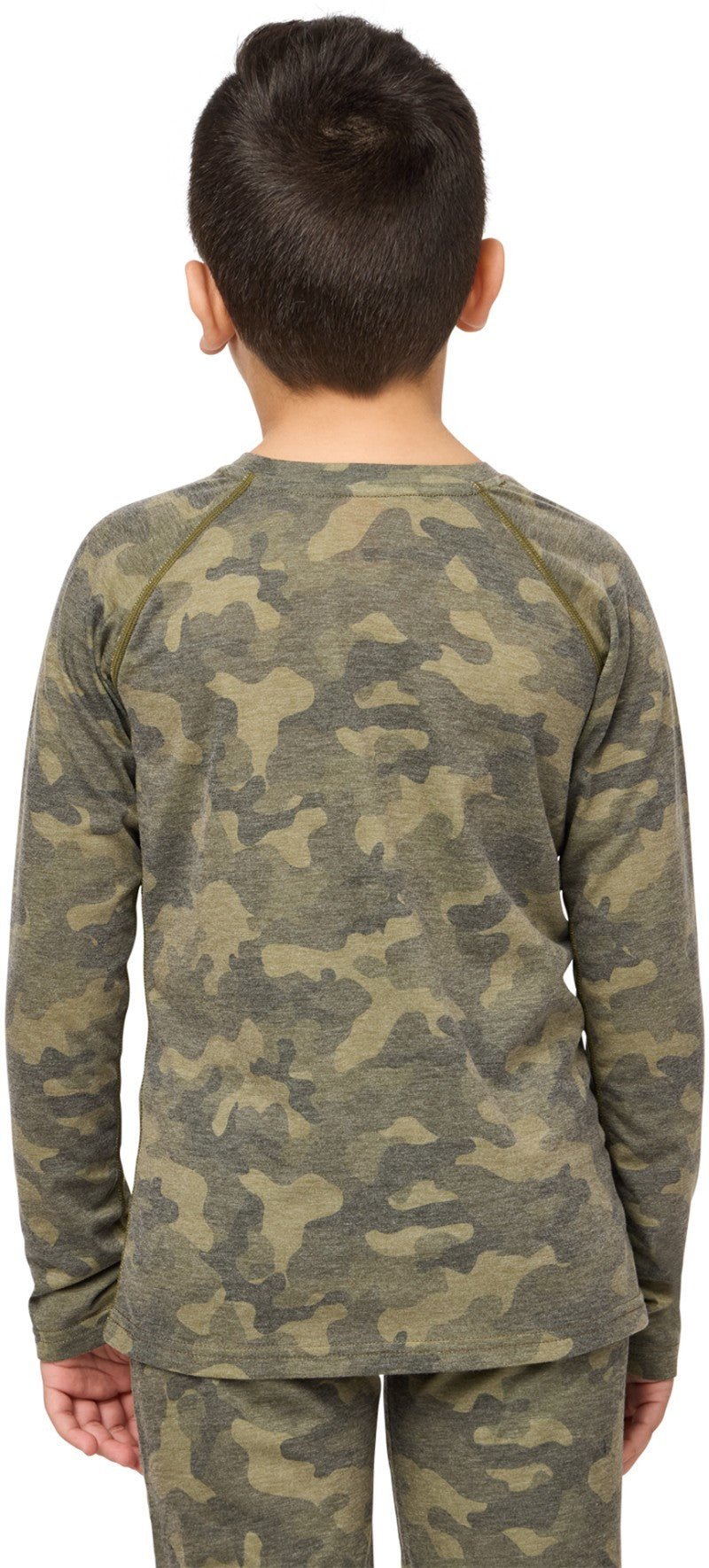 Merinomix Pro Crew Top - Junior - mini khaki liquid camo 1