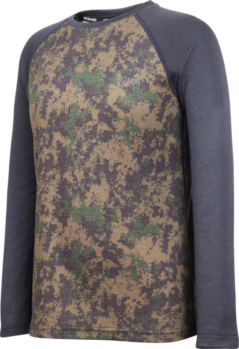 Merinomix Pro Crew Top - Junior - tropic camo 1