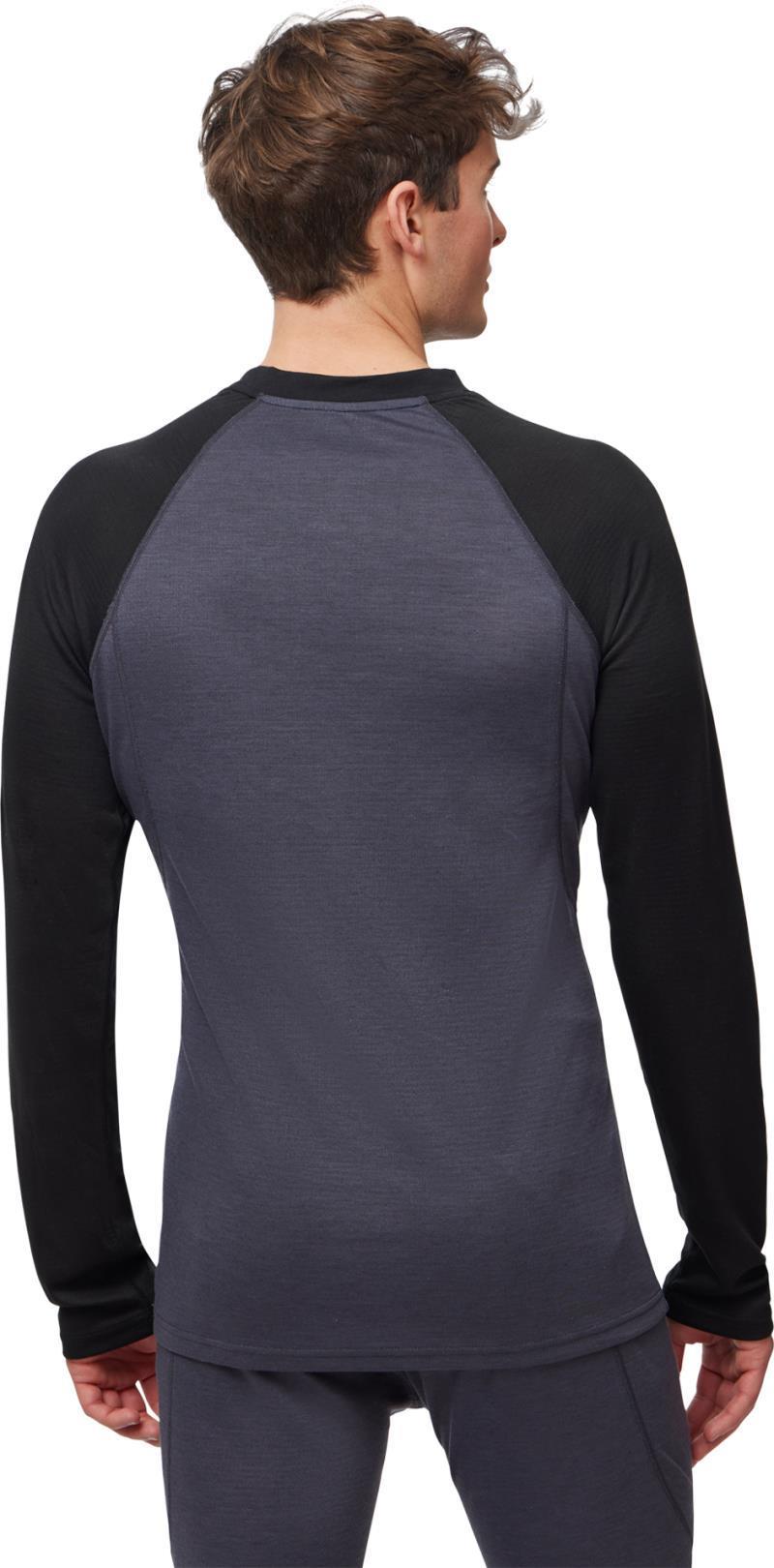 Merinomix Pro Crew Top - Mens - asphalt 1