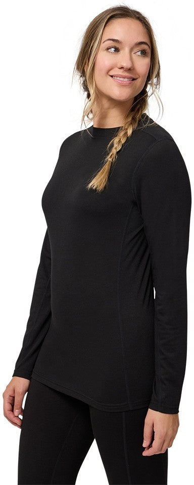 Merinomix Pro Crew Top - Womens - black 1