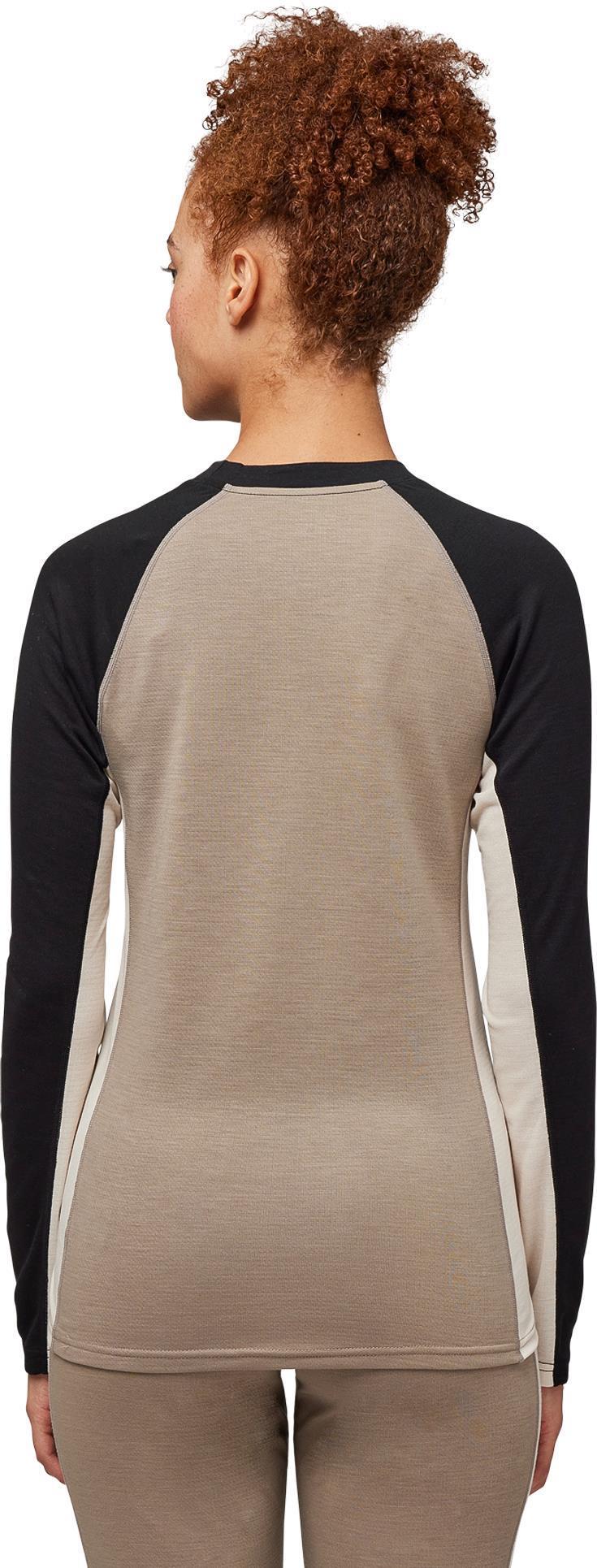 Merinomix Pro Crew Top - Womens - desert taupe 1
