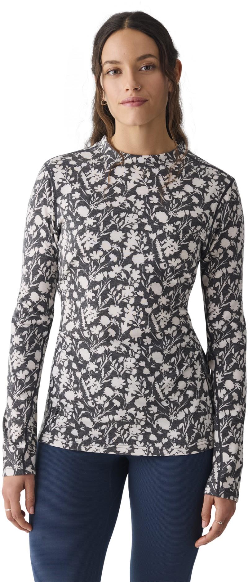 Merinomix Pro Crew Top - Womens - winter bloom 1