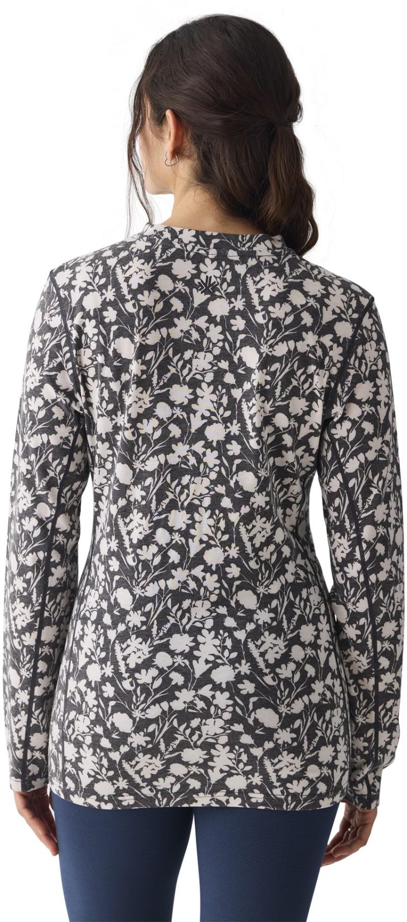 Merinomix Pro Crew Top - Womens - winter bloom 1