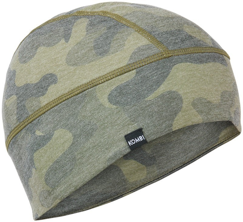 Merinomix Pro Helmet Beanie - khaki liquid camo 1
