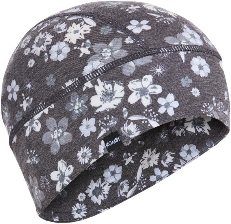 Merinomix Pro Helmet Beanie - light grey daisy 1