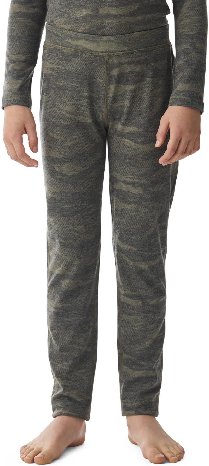 Merinomix Pro Long Bottoms - Junior - linear camo 1