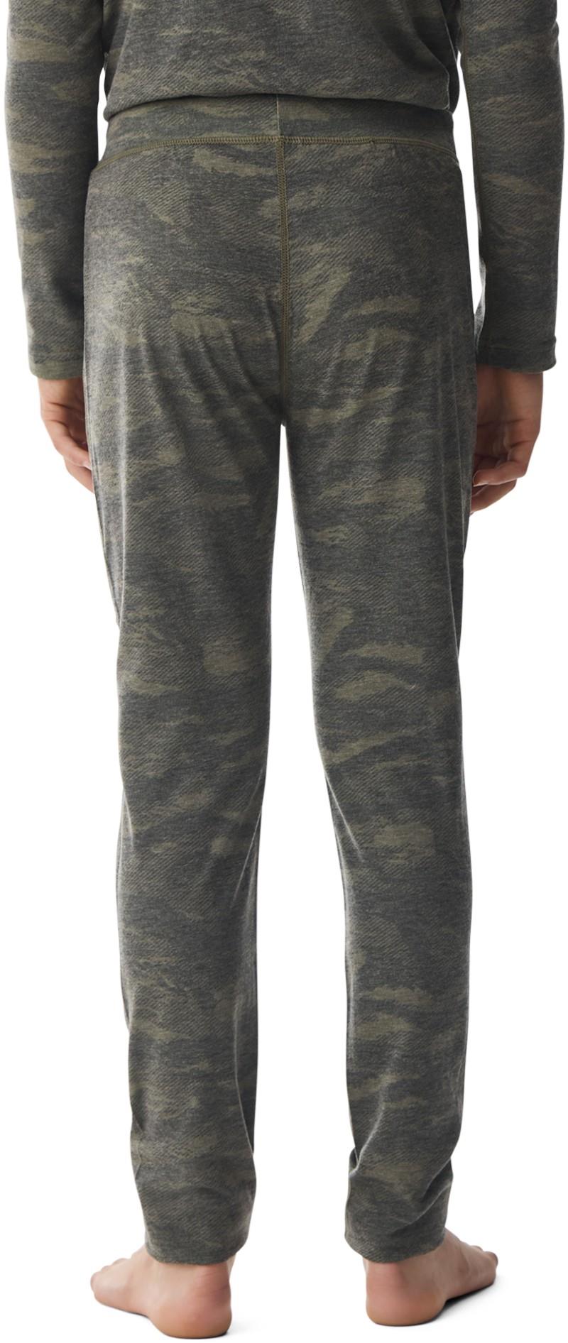 Merinomix Pro Long Bottoms - Junior - linear camo 1