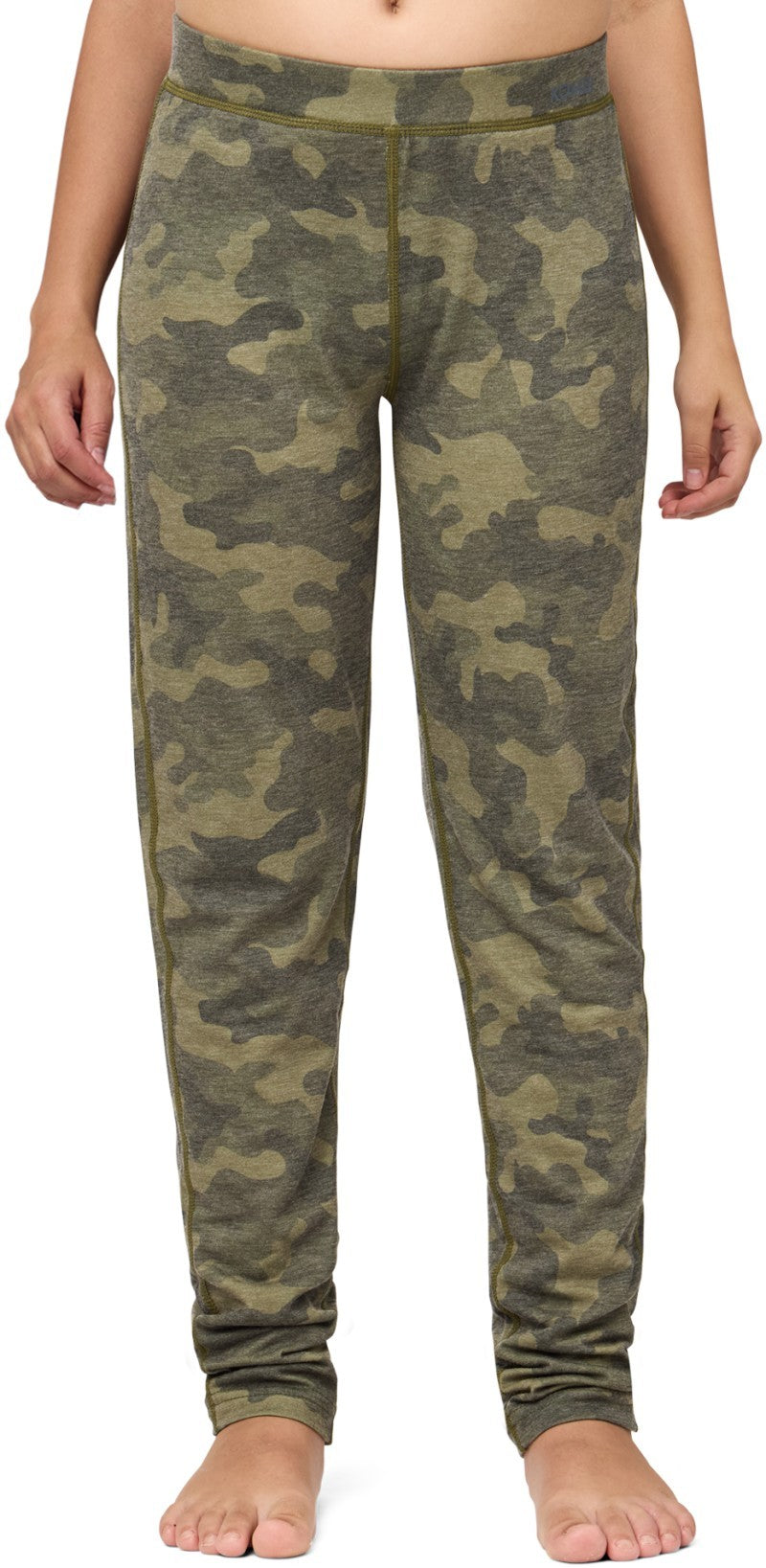 Merinomix Pro Long Bottoms - Junior - mini khaki liquid camo 1