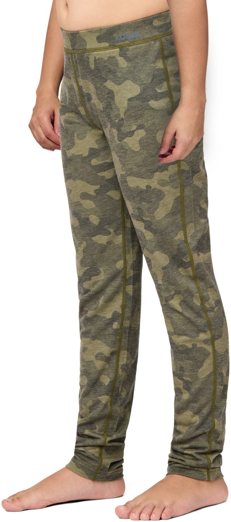 Merinomix Pro Long Bottoms - Junior - mini khaki liquid camo 1