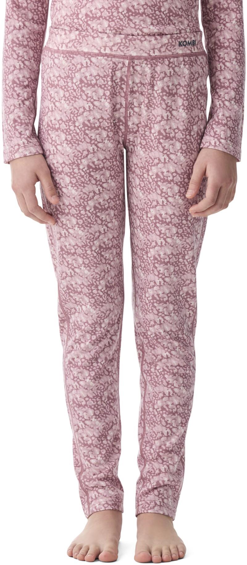 Merinomix Pro Long Bottoms - Junior - soft leopard 1