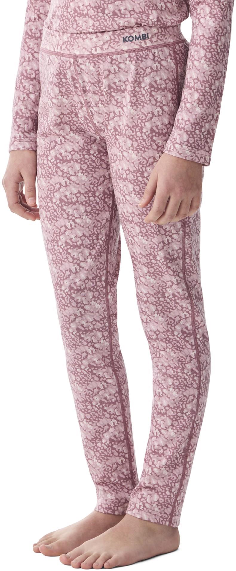Merinomix Pro Long Bottoms - Junior - soft leopard 1
