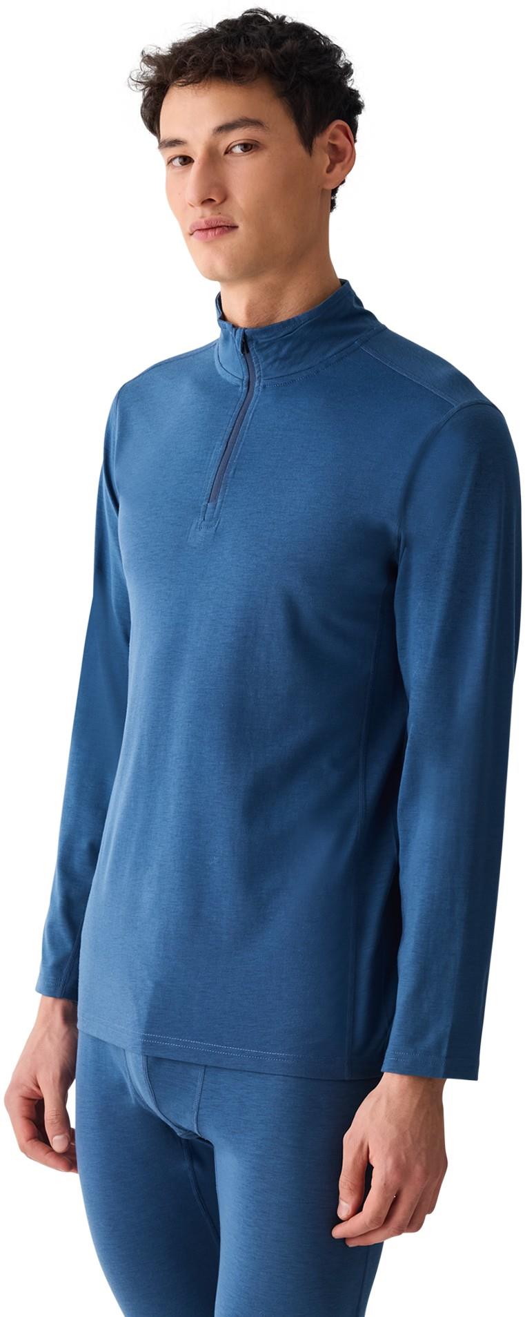 Merinomix Pro Zip Top - Mens - cobalt 1