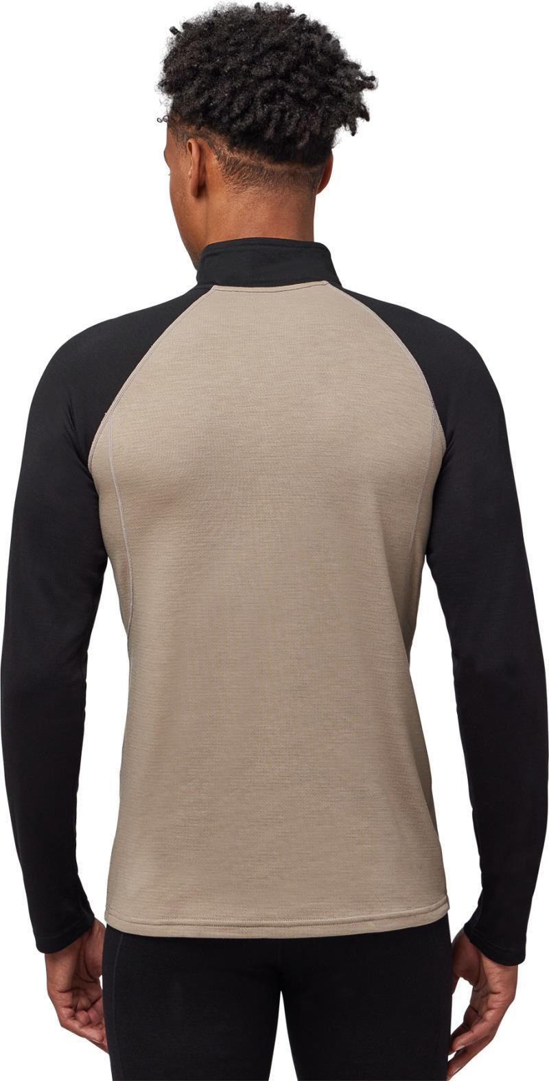 Merinomix Pro Zip Top - Mens - desert taupe 1