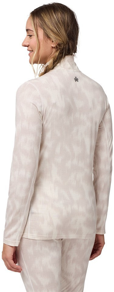 Merinomix Pro Zip Top - Womens - light camo leo 1