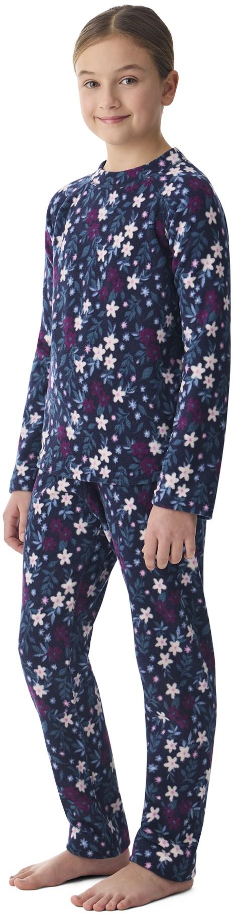 Micro Fleece Set - Junior - winter floral 1