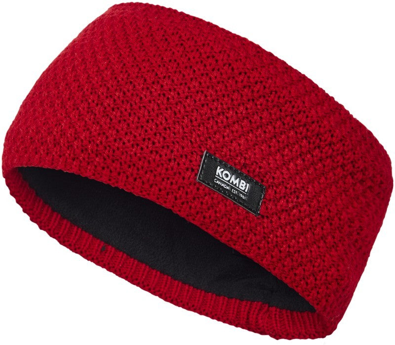 Peacock Headband - barn red 1