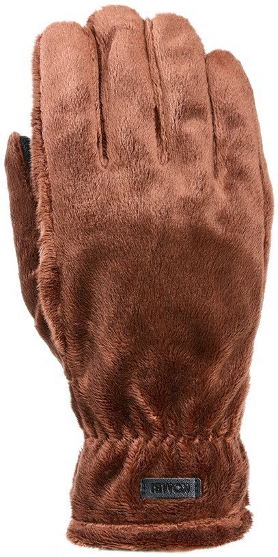 Plushy Windguardian Gloves - Womens - walnut 1