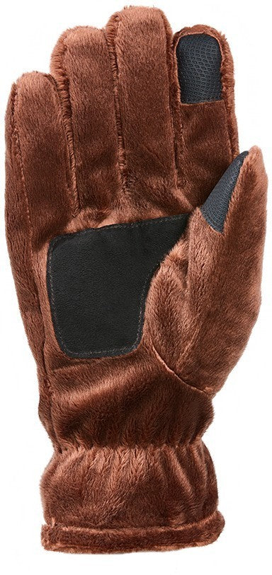 Plushy Windguardian Gloves - Womens - walnut 1