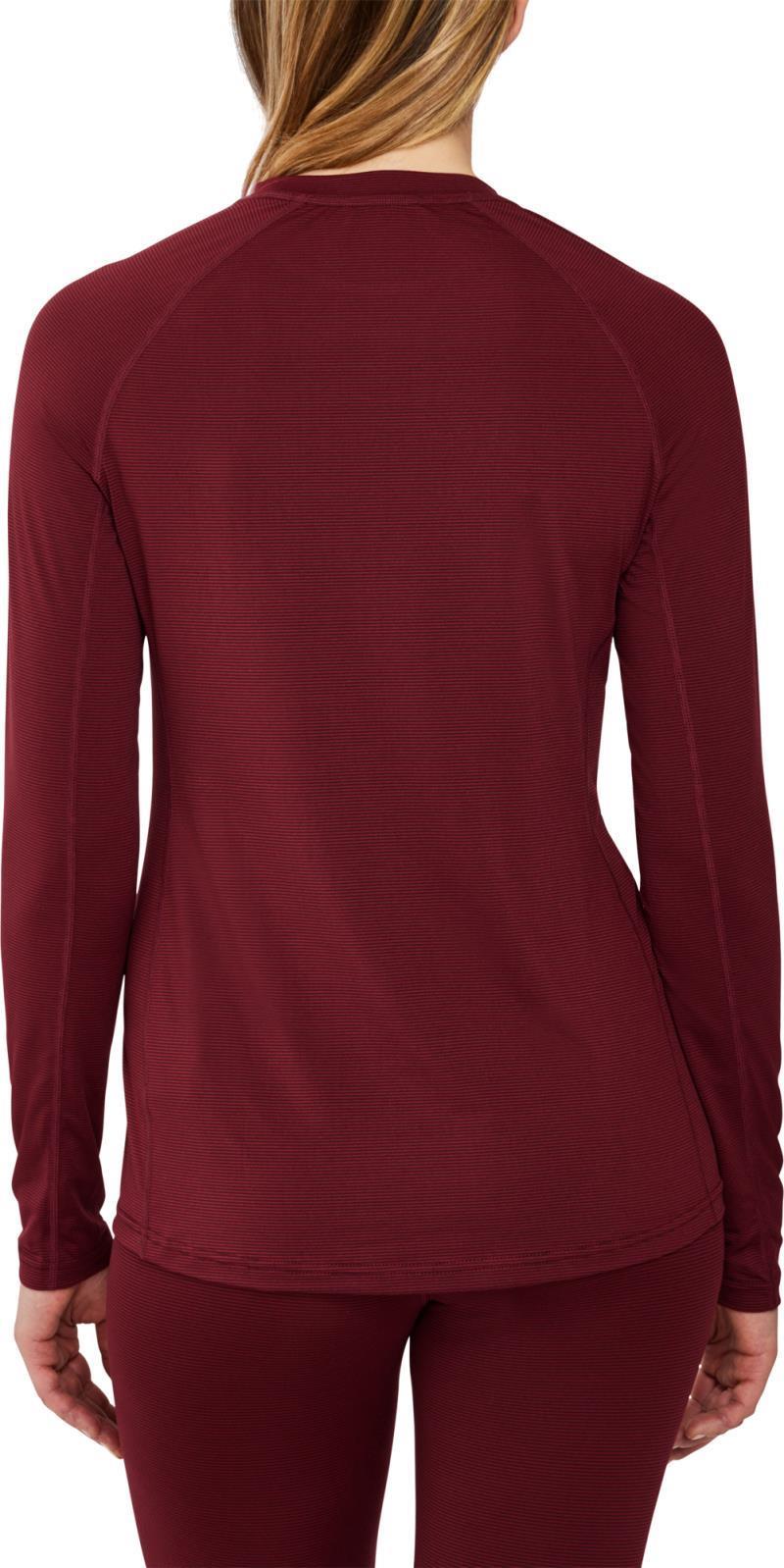 Redheat Active Crew Top - Womens - rosewood red 1