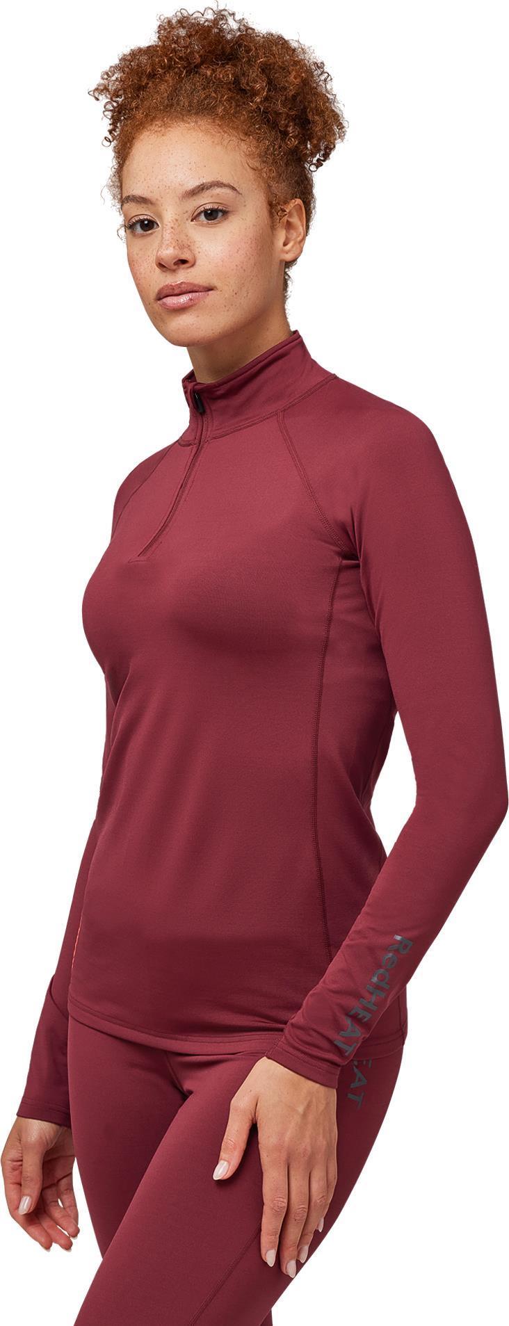 Redheat Extreme Zip Top - Womens - rosewood red 1