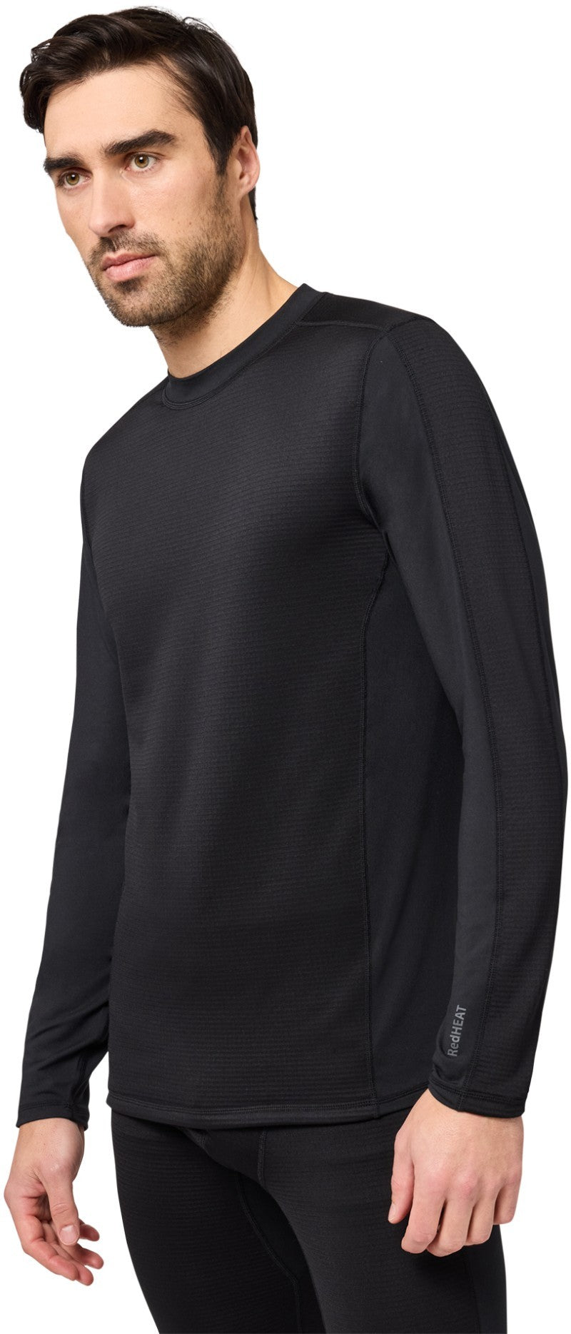 Redheat Pro Grid Crew Top - Mens - black 1