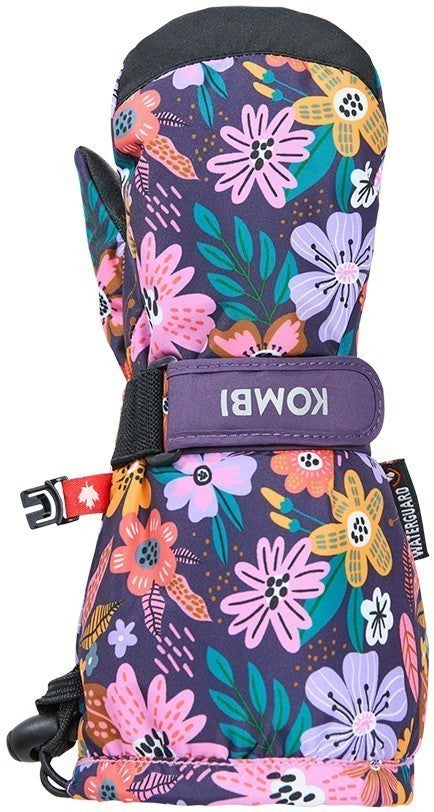 Roomy Mitts - Child - cosmic flower 1