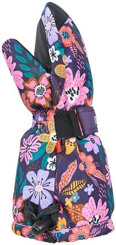 Roomy Mitts - Child - cosmic flower 1