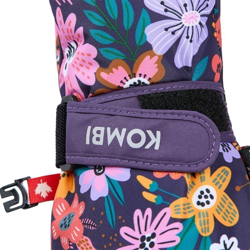 Roomy Mitts - Child - cosmic flower 1