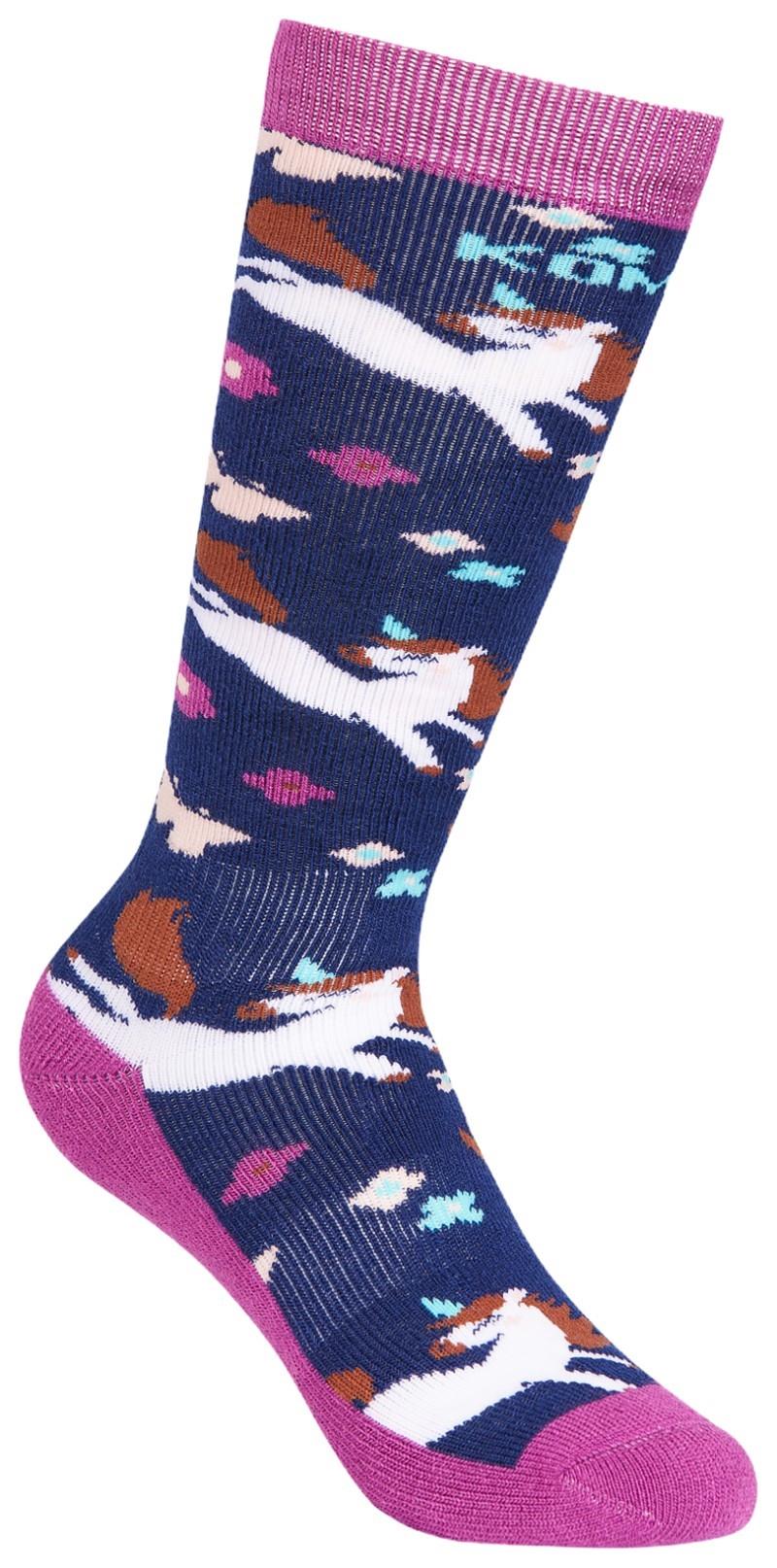 Rumble OTC Socks - Children - happy blue unicorn 1