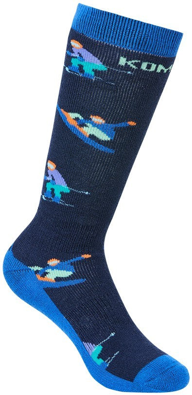 Rumble OTC Socks - Junior - blue free ski 1
