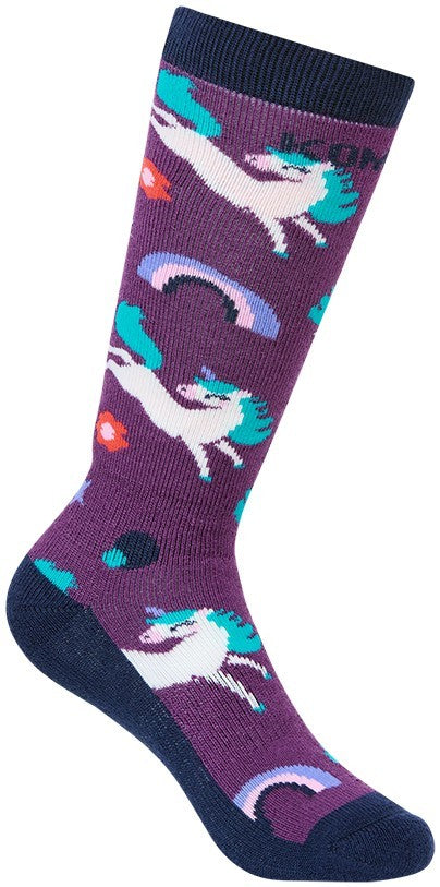 Rumble OTC Socks - Junior - unicorn rainbow 1