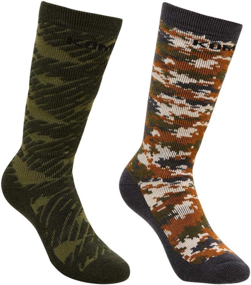 Rumble Twin Pack OTC Socks - Junior - linear camo 1