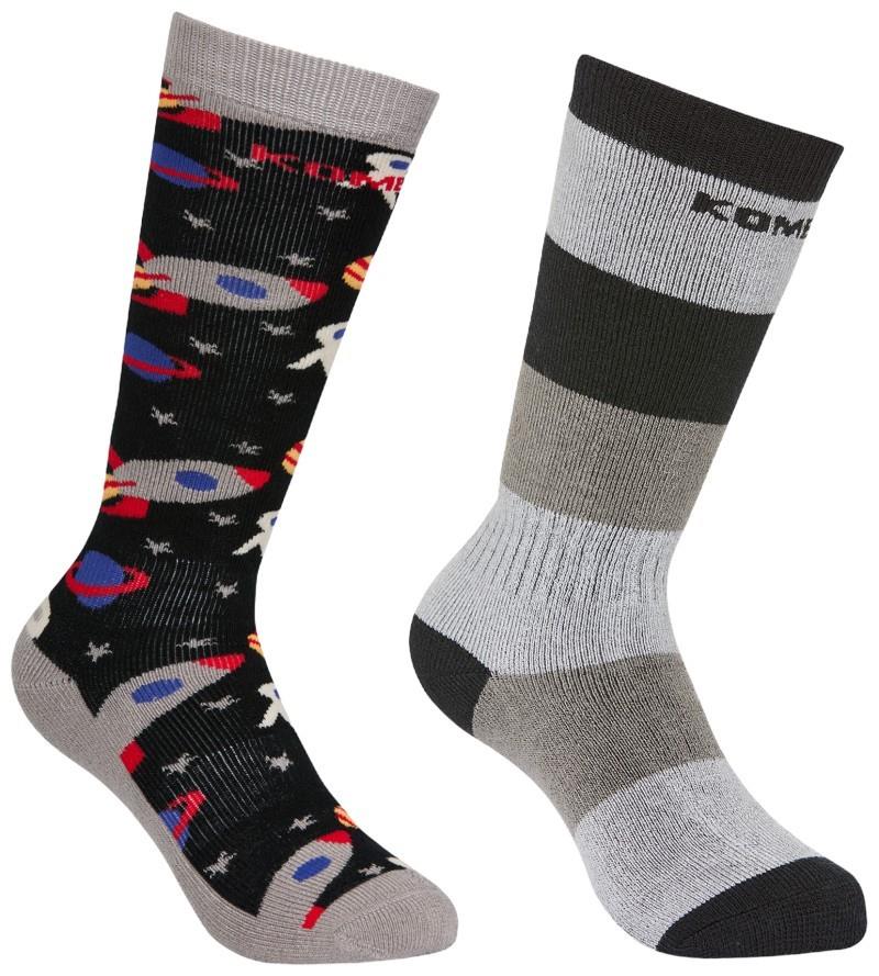 Rumble Twin Pack OTC Socks - Junior - space explorer 1