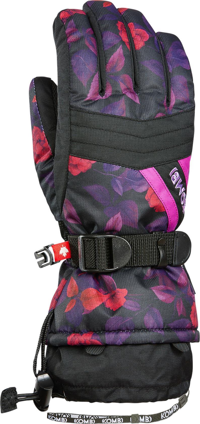 Serious Gloves - Junior - pink brambles 1